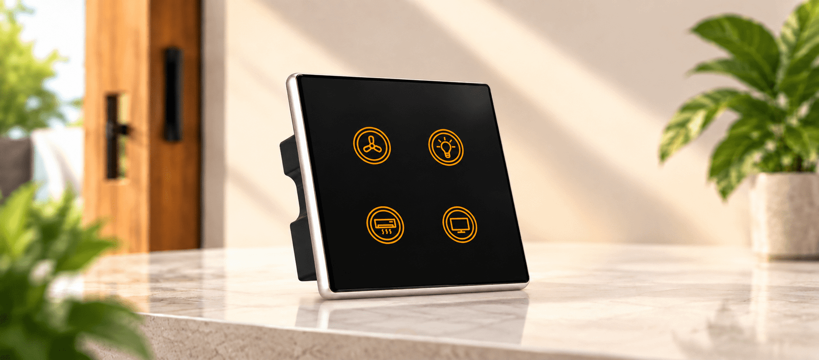 Hytoma Black Smart Switch Board