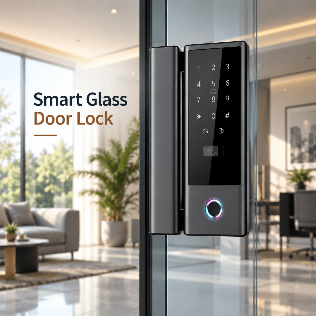 Glass Door Lock