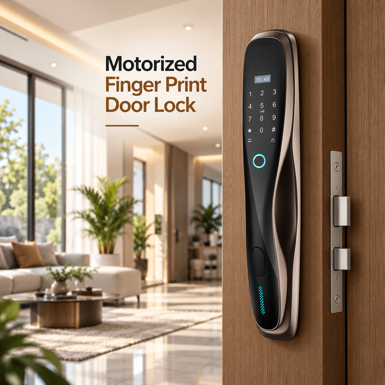 Motorized Fingerprint Lock